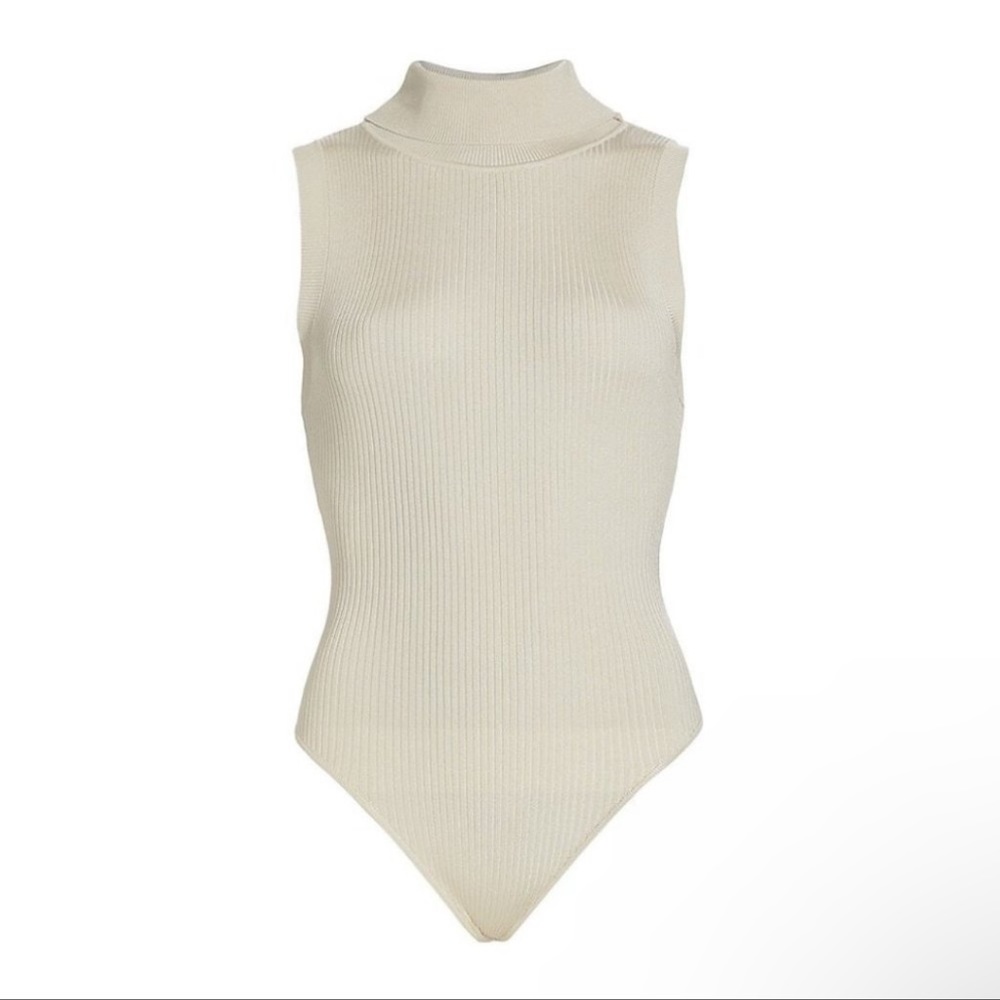 Good American True Mock Neck Bodysuit Size 5 2X